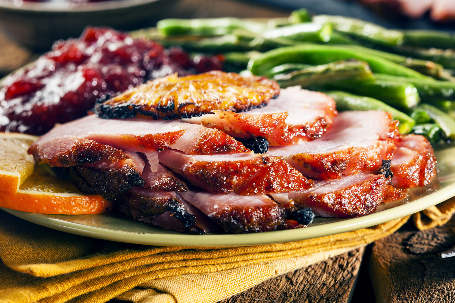 Praline Glazed Ham