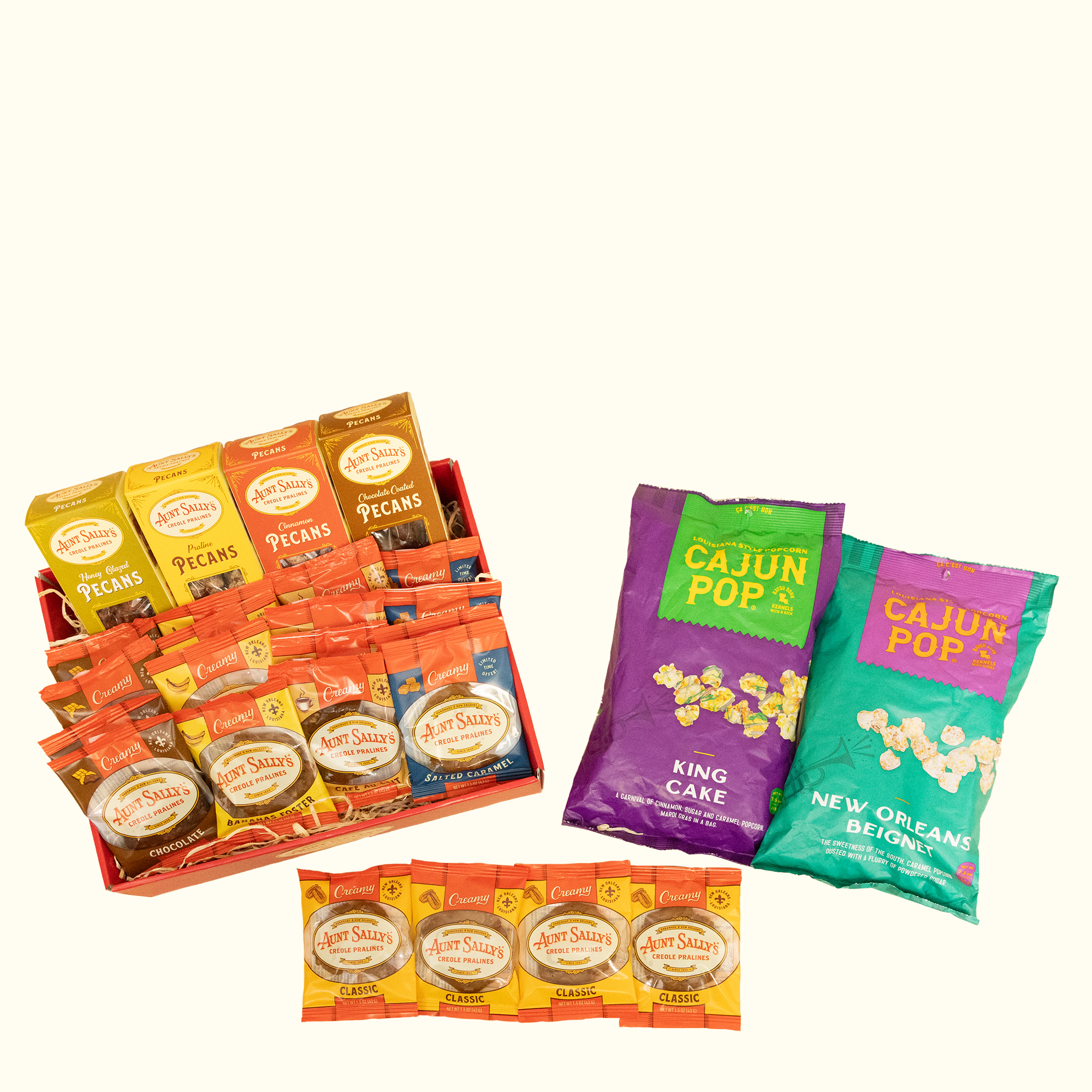 Big Easy Gift Basket Aunt Sally’s Pralines