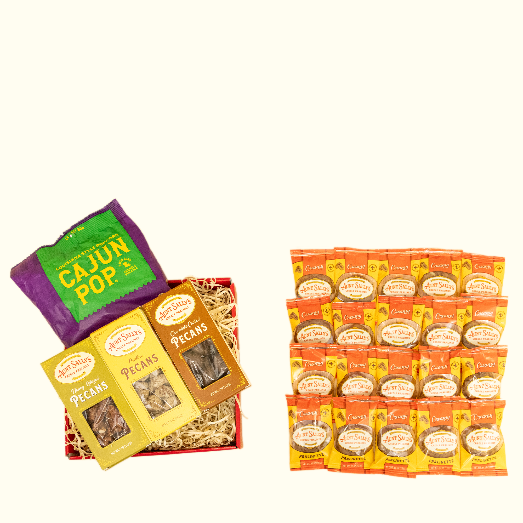 Lil Easy Gift Basket Aunt Sally’s Pralines