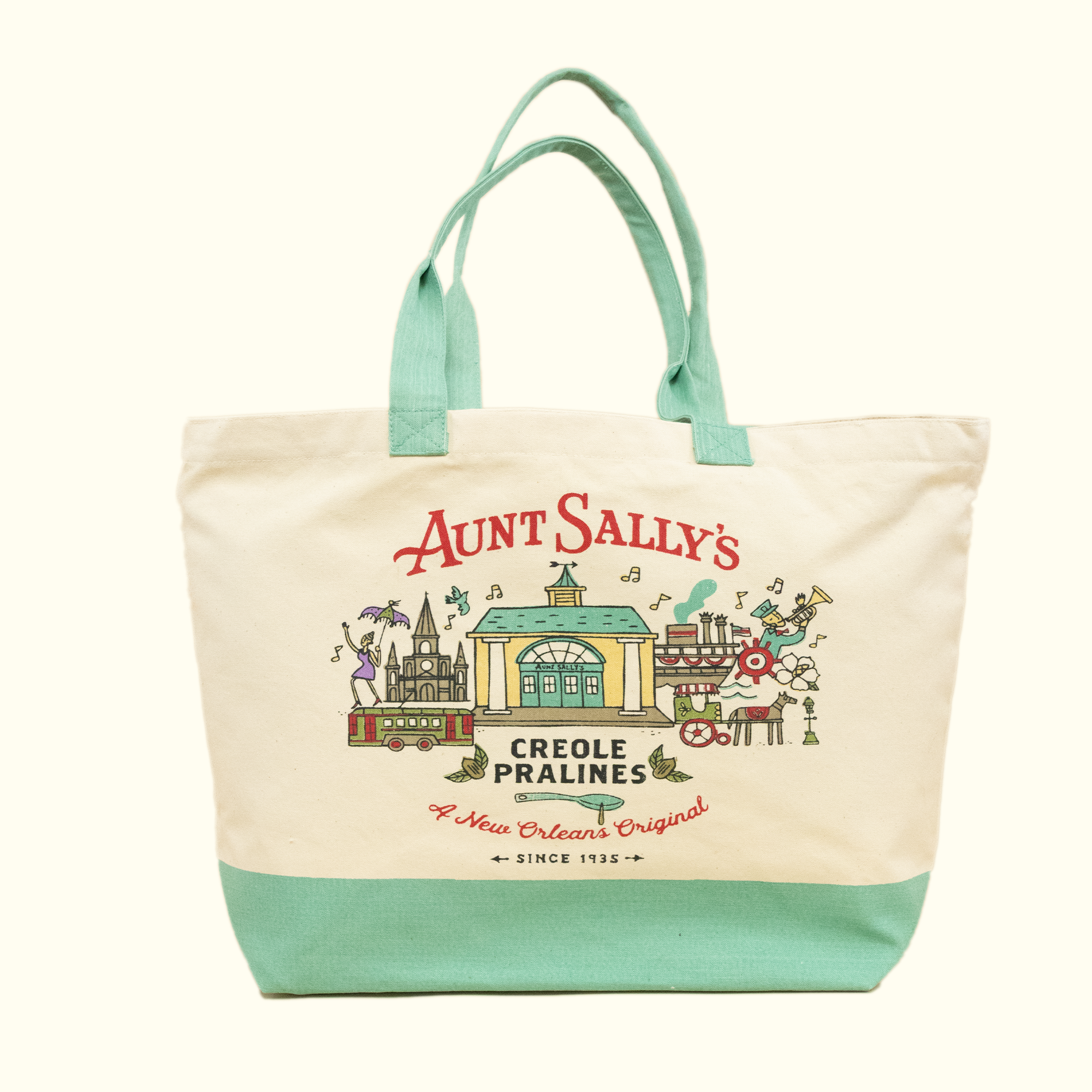 Aunt Sally’s French Quarter Tote Bag - Aunt Sally’s Pralines