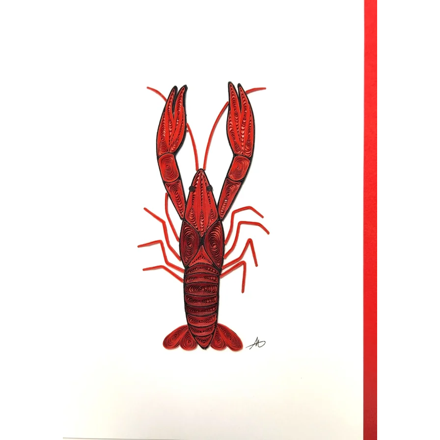 Crawfish Greeting Card - Aunt Sally’s Pralines