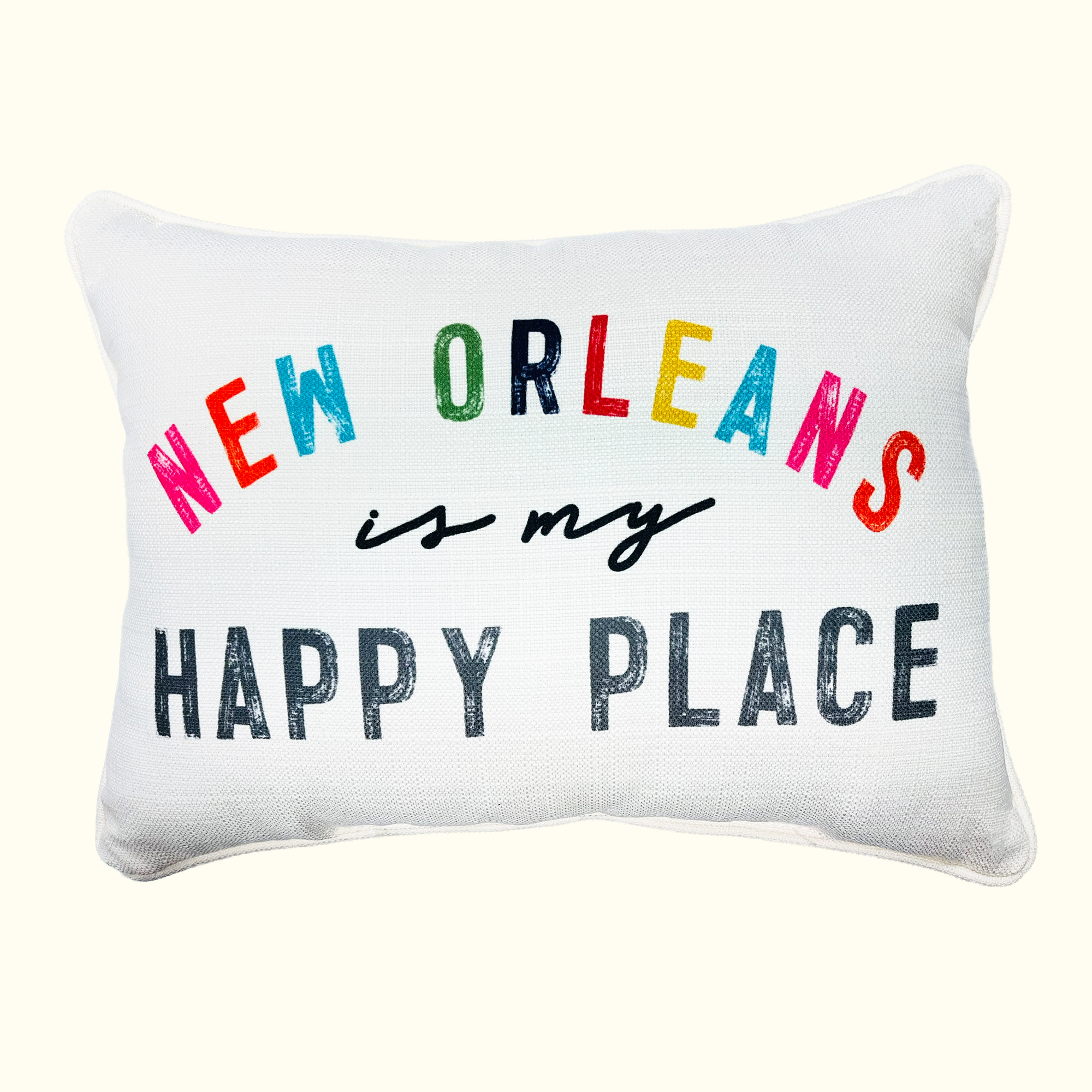 New Orleans is my Happy Place Pillow