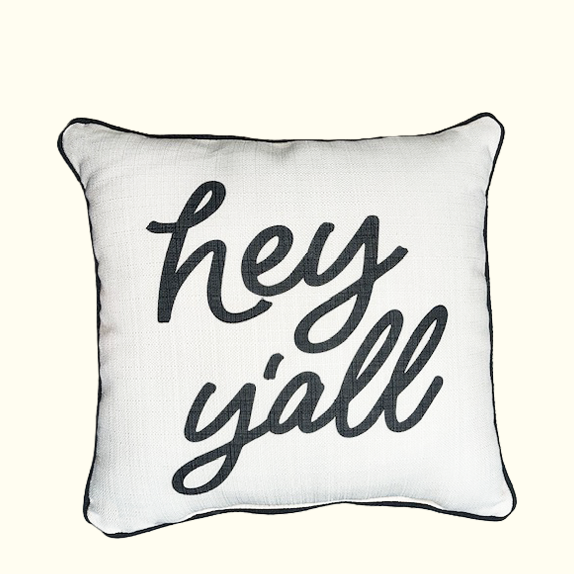 Hey Y'all Throw Pillow