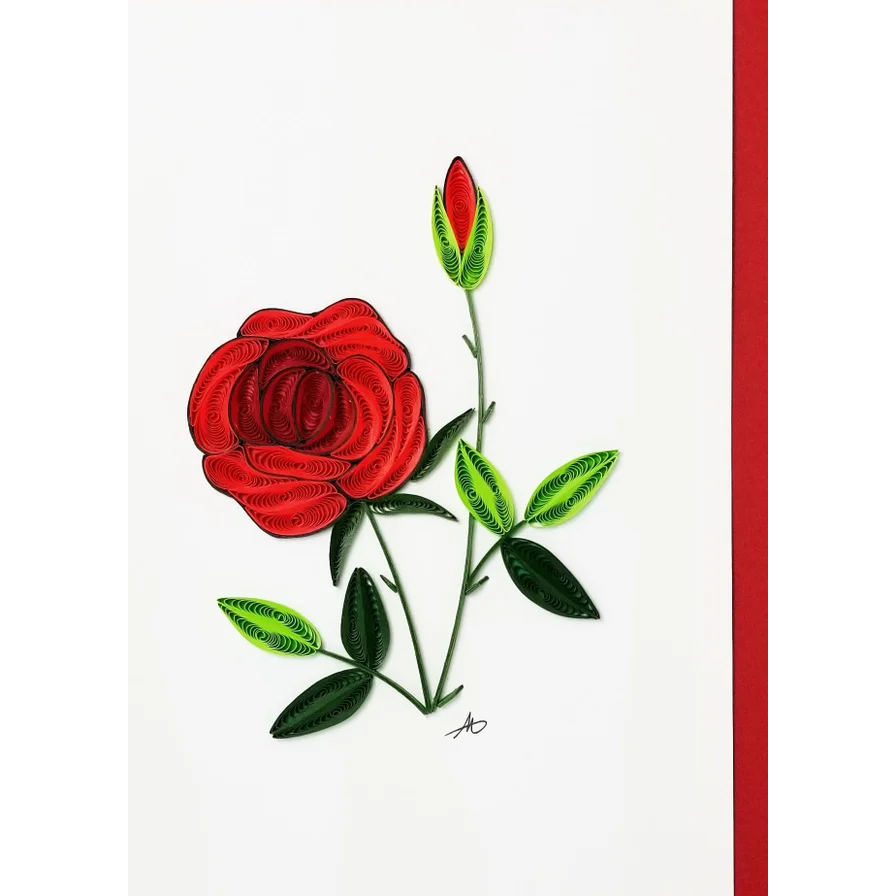 Rose Greeting Card - Aunt Sally’s Pralines