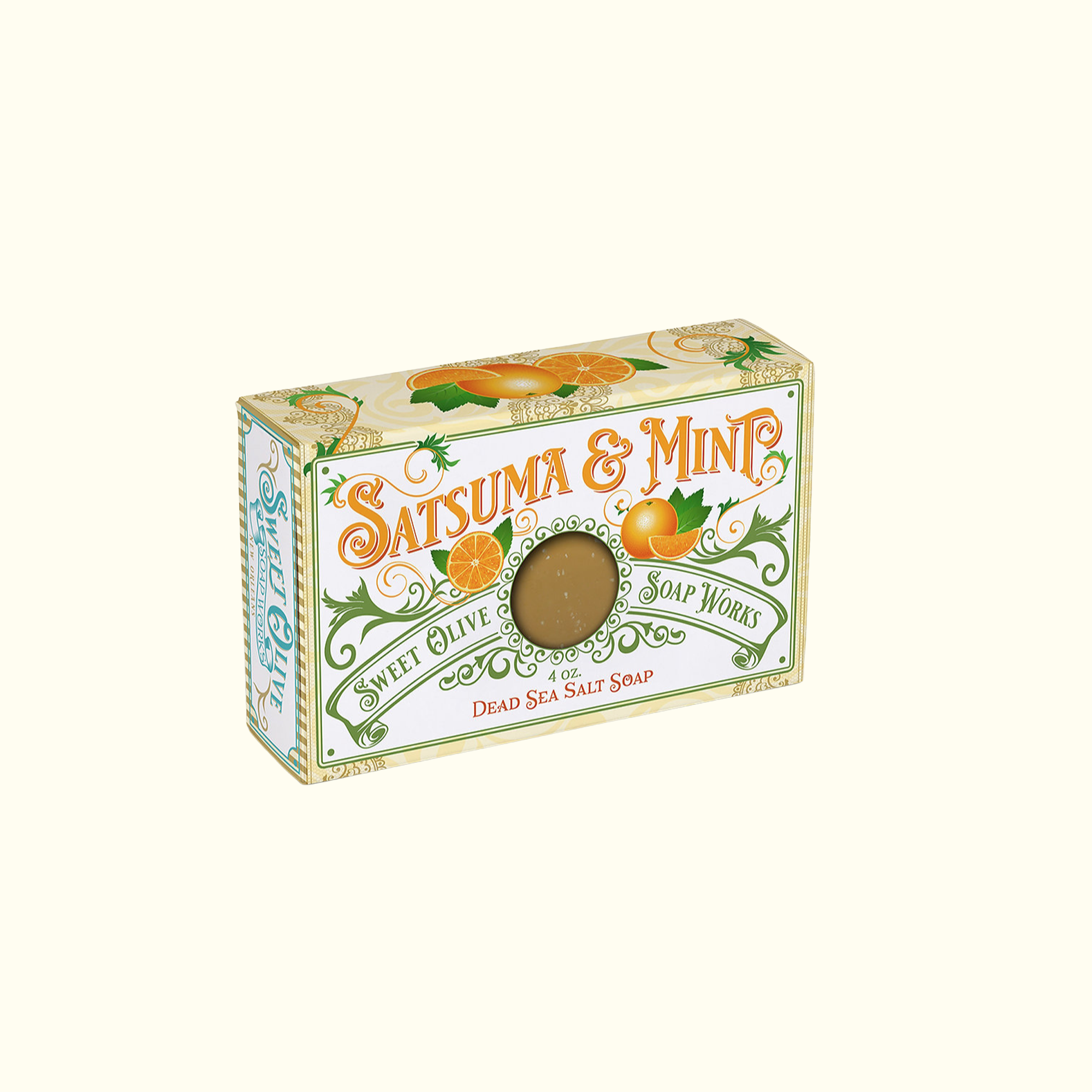 Satsuma & Mint Dead Sea Salt Soap