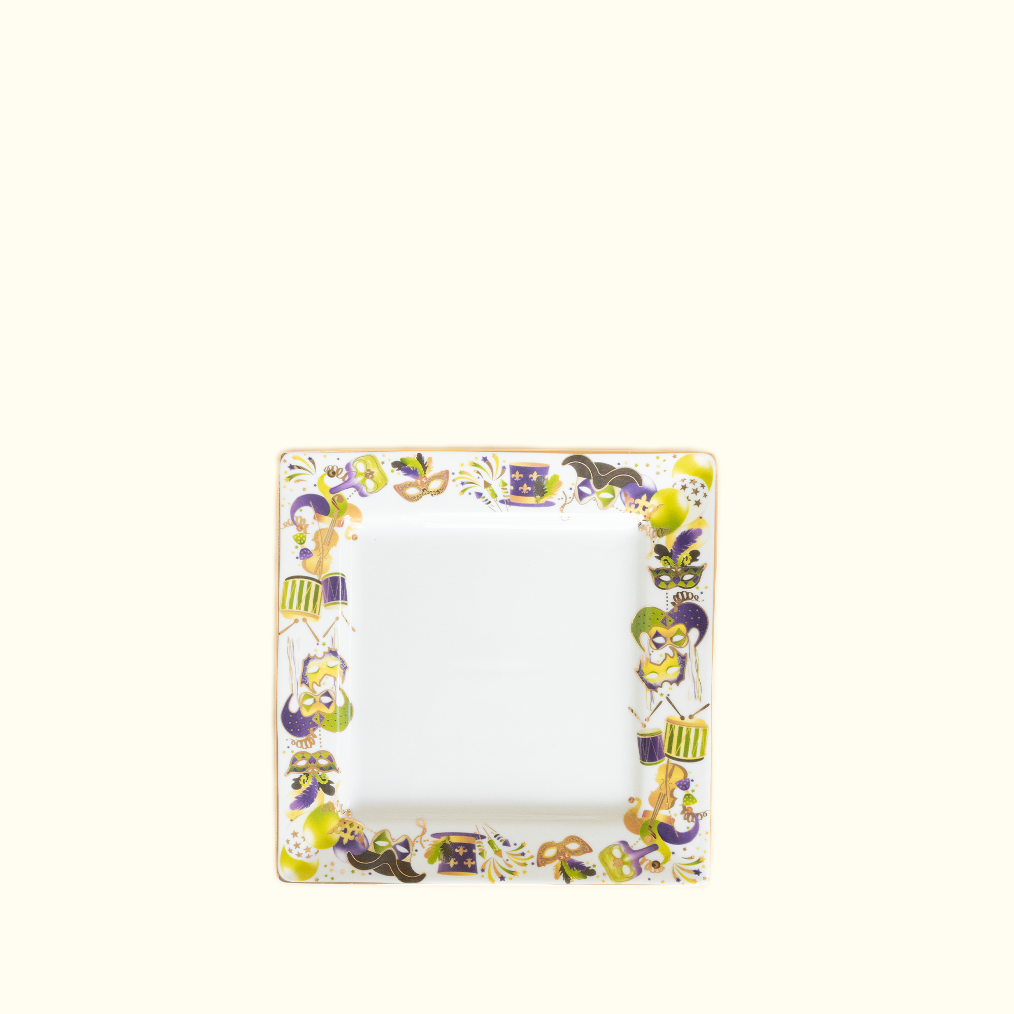 Mardi Gras Merriment Plate - Aunt Sally’s Pralines