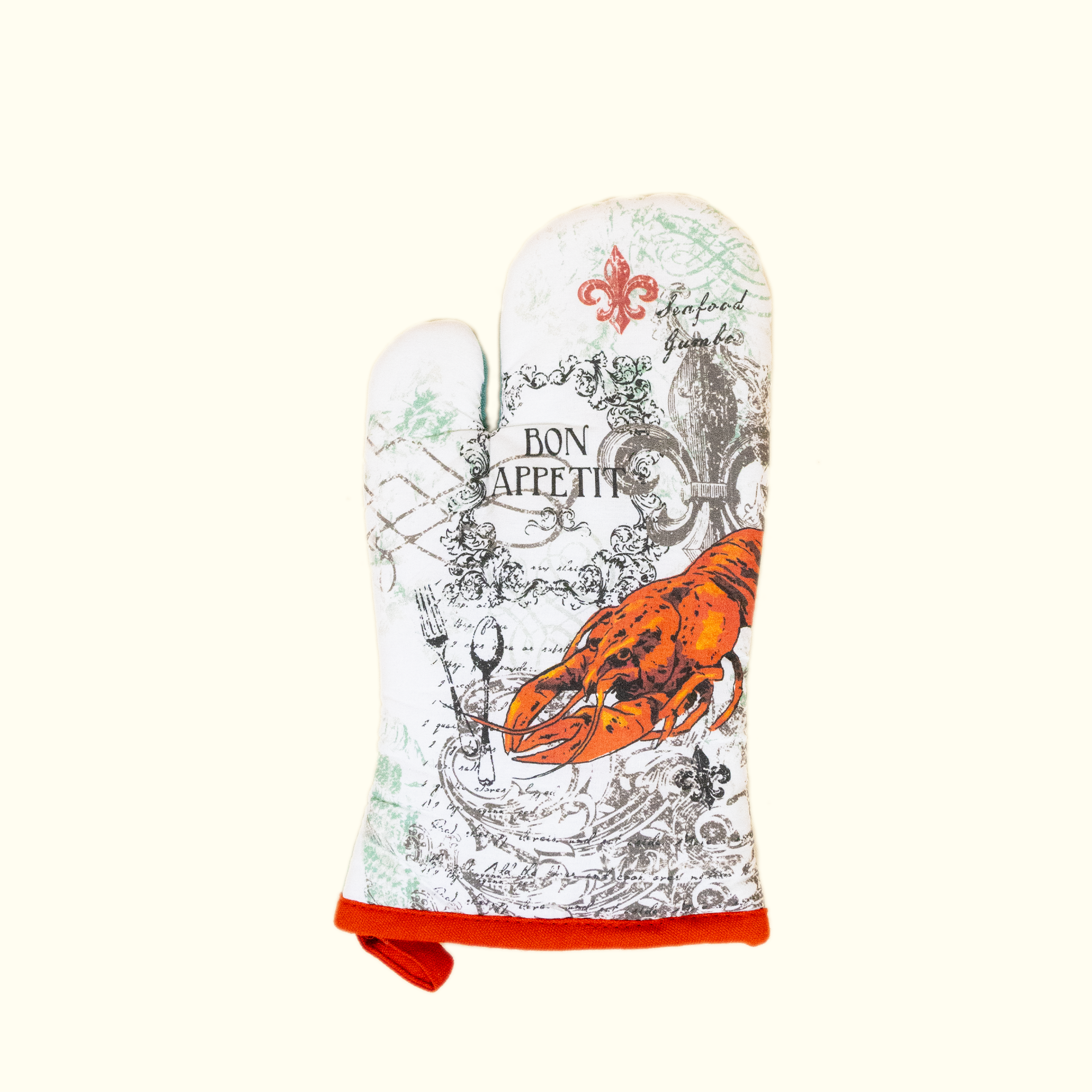 Bon Appetit Oven Mitt - Aunt Sally’s Pralines