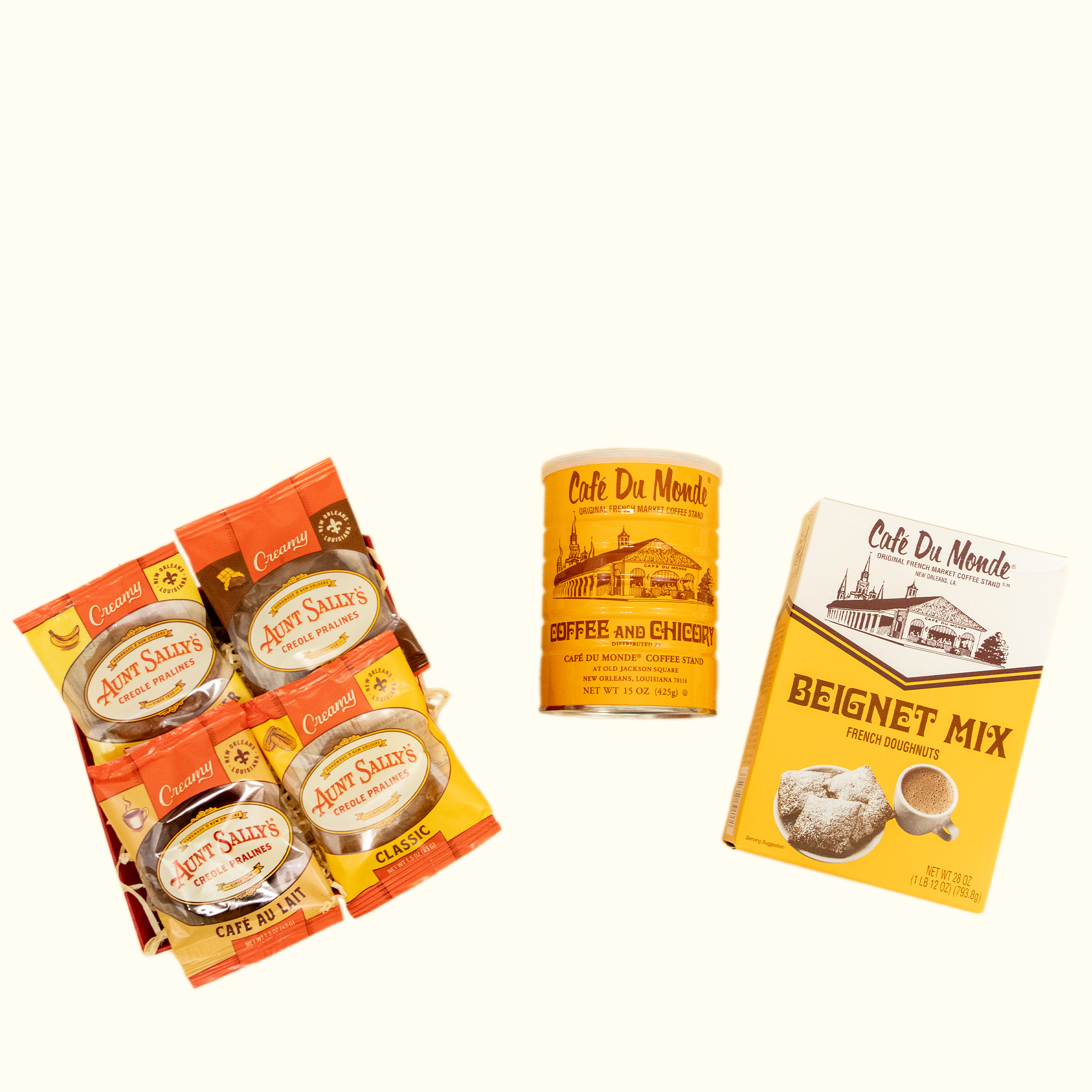 Breakfast in New Orleans Gift Basket - Aunt Sally’s Pralines