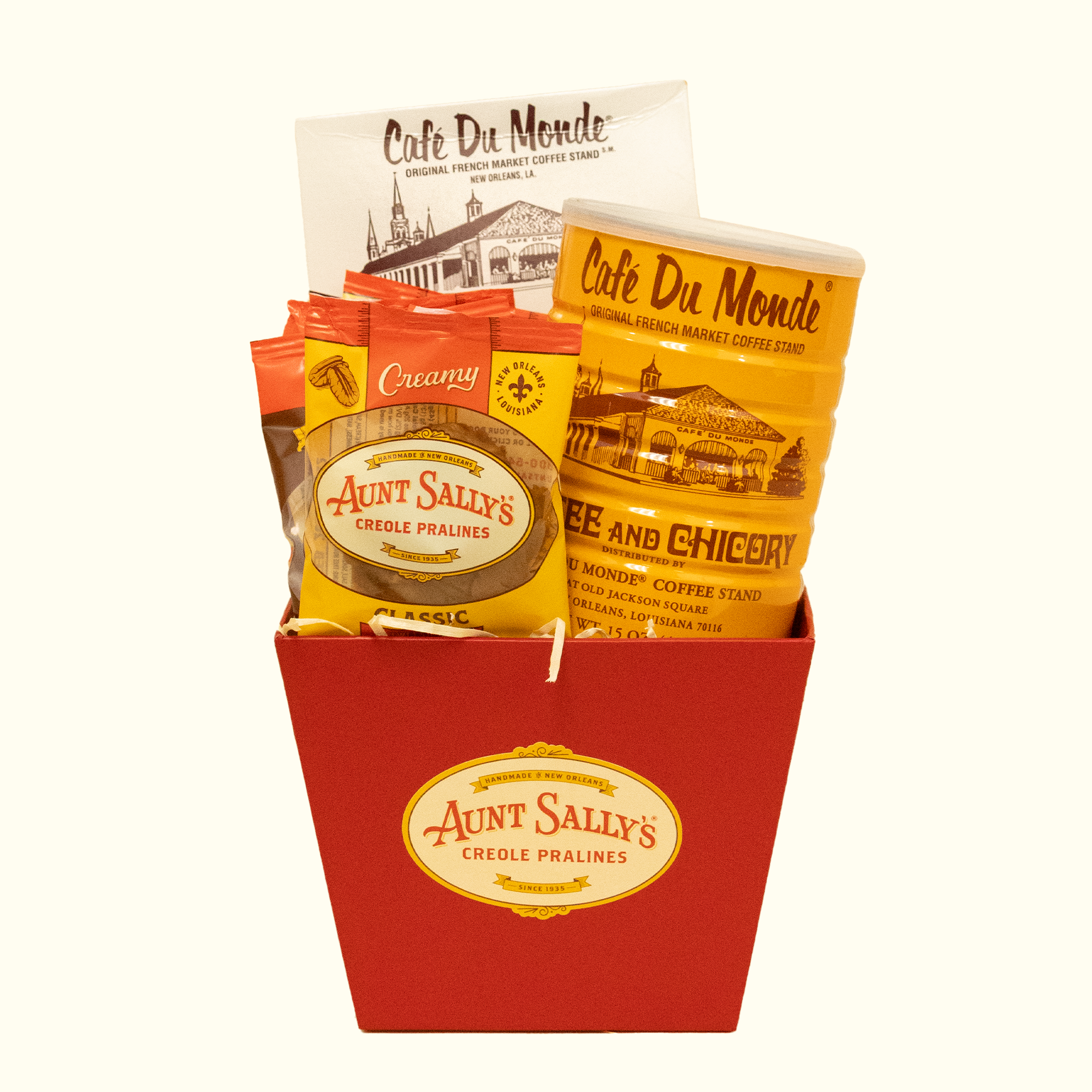 Breakfast in New Orleans Gift Basket - Aunt Sally’s Pralines