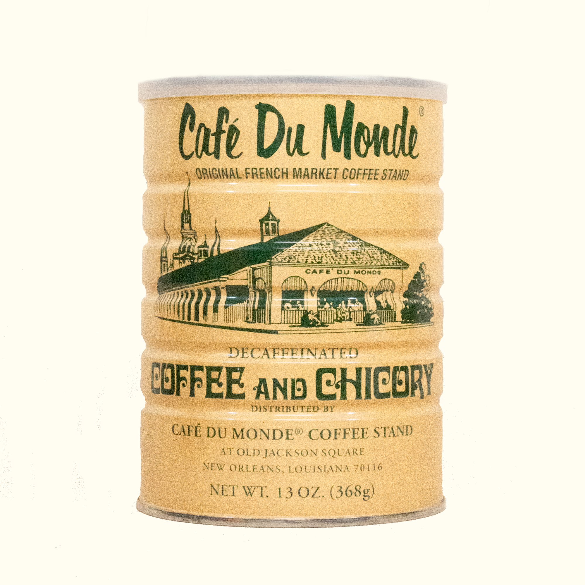 Cafe Du Monde Decaffeinated Coffee and Chicory Coffee Tin