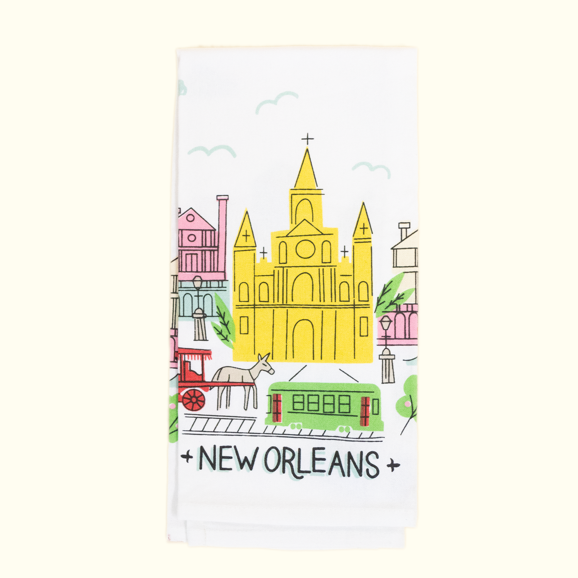 Colorful Quarter Kitchen Towel - Aunt Sally’s Pralines