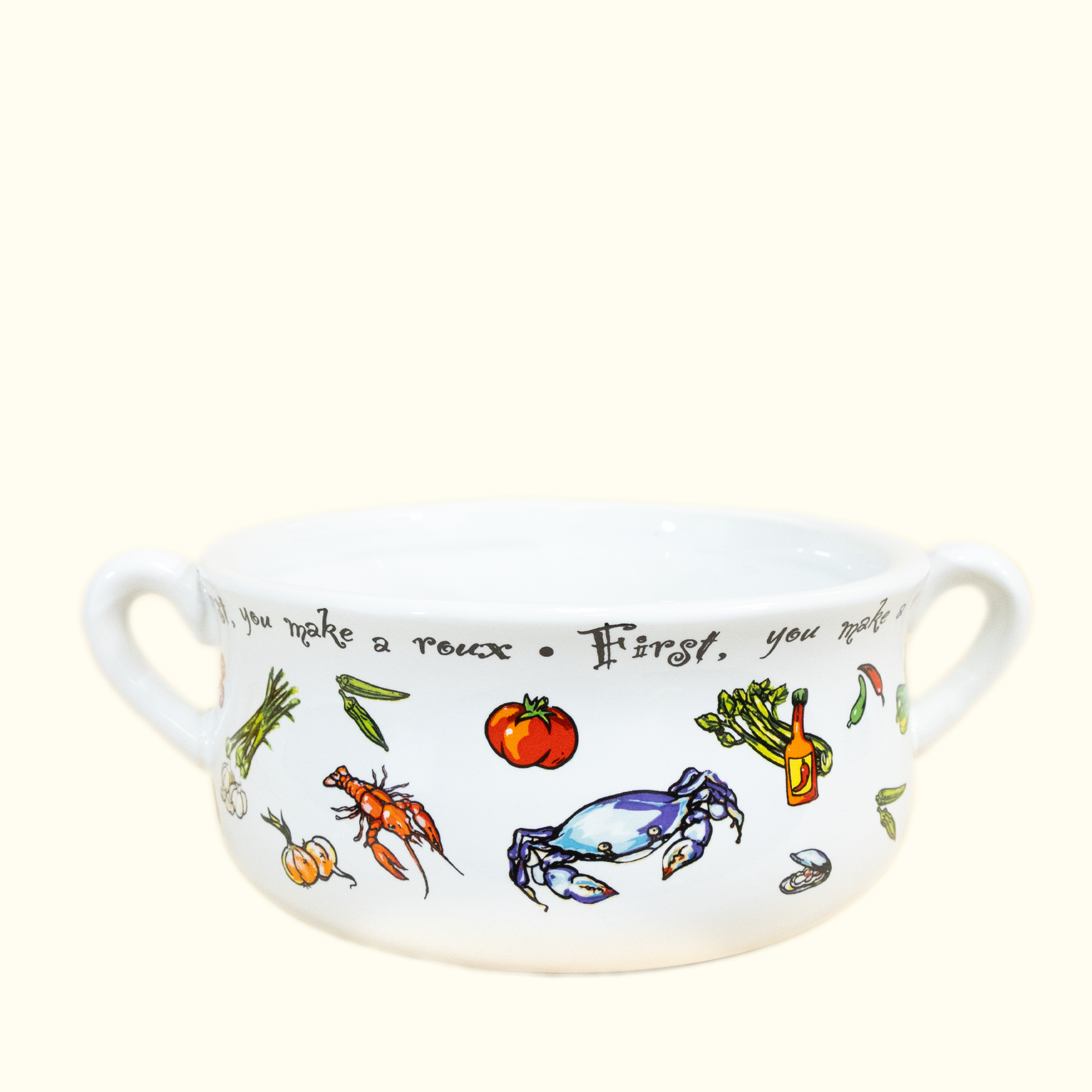 First You Make A Roux Gumbo Bowl - Aunt Sally’s Pralines