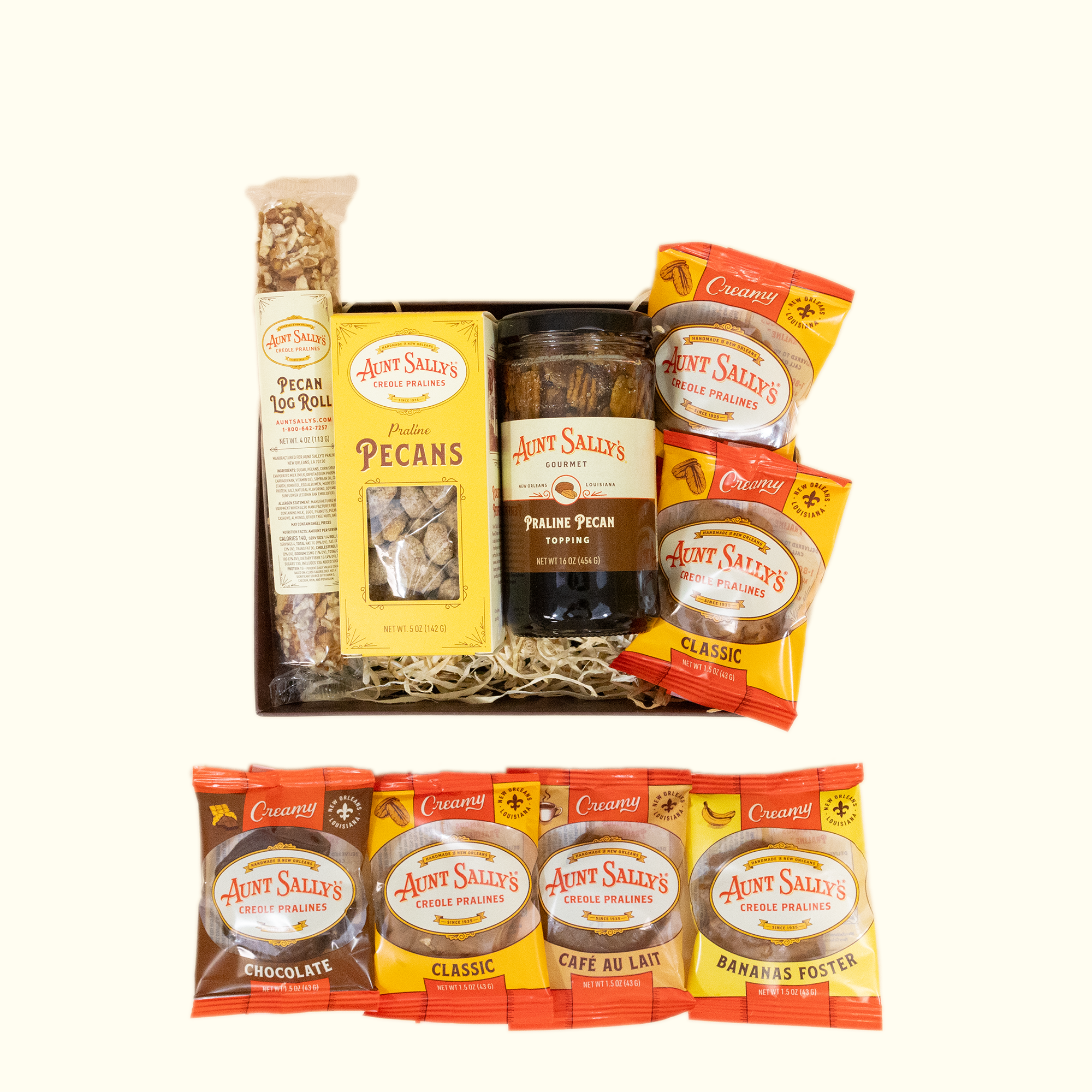 Memere Gift Basket - Aunt Sally’s Pralines
