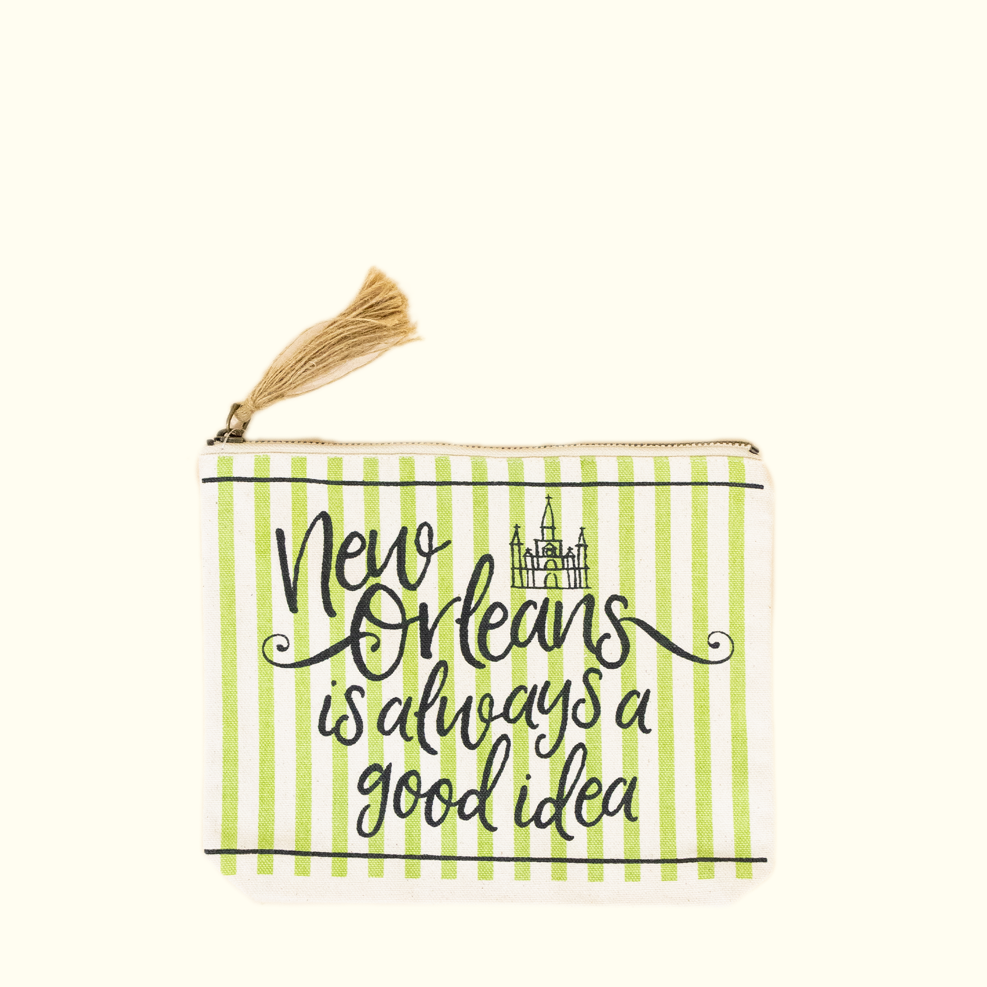 New Orleans is Always a Good Idea Pouch - Aunt Sally’s Pralines