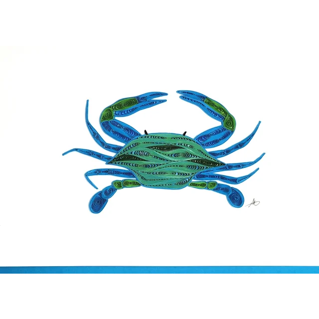 Blue Crab Greeting Card - Aunt Sally’s Pralines