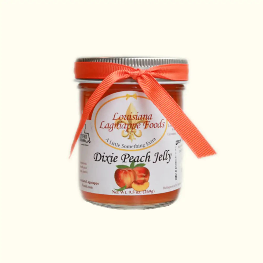 Louisiana Lagniappe Foods Southern-Style Jellies - Dixie Peach Jelly - Aunt