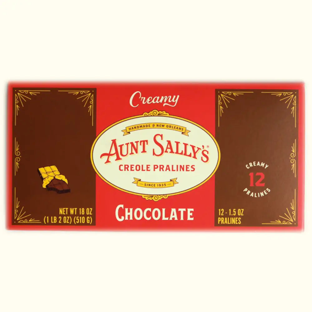 Creamy Chocolate Pralines - Box of 12 - Aunt Sally’s Pralines