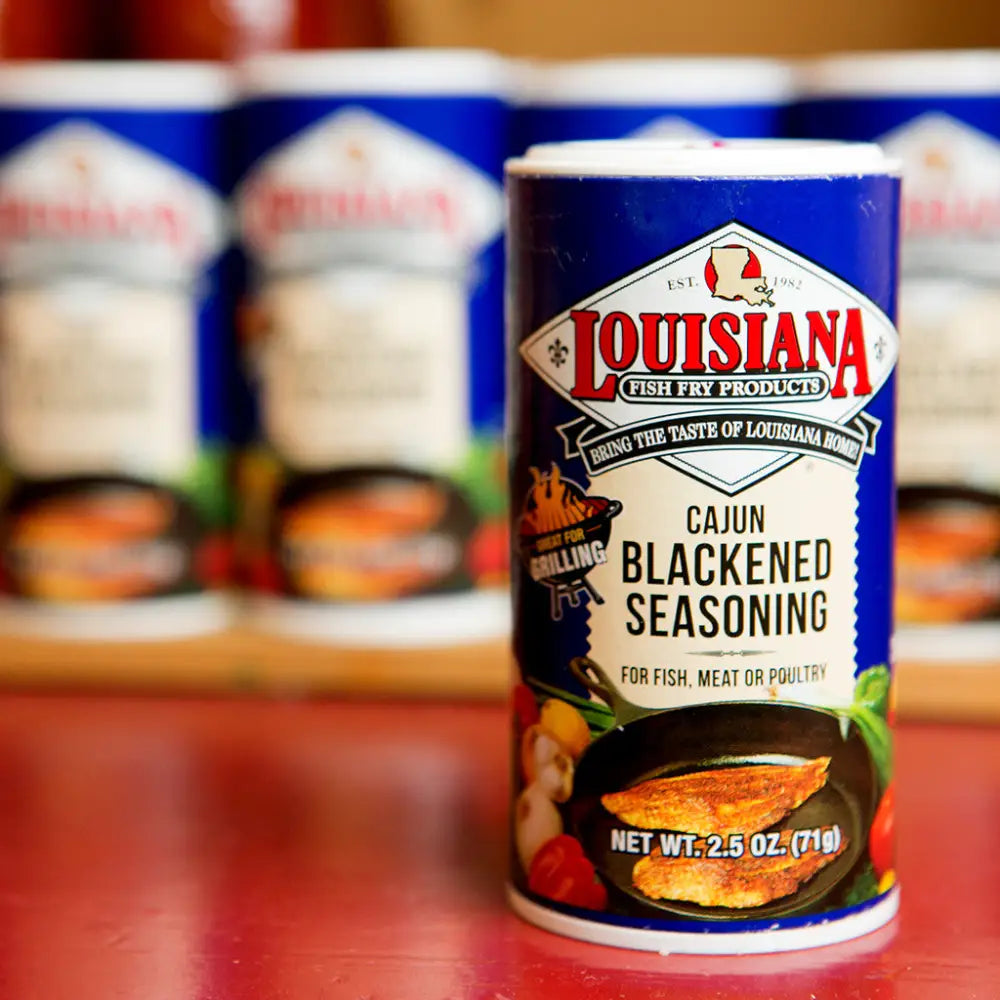 Louisiana Fish Fry Cajun Blackened Seasoning - 2.5 oz Aunt Sally’s Pralines