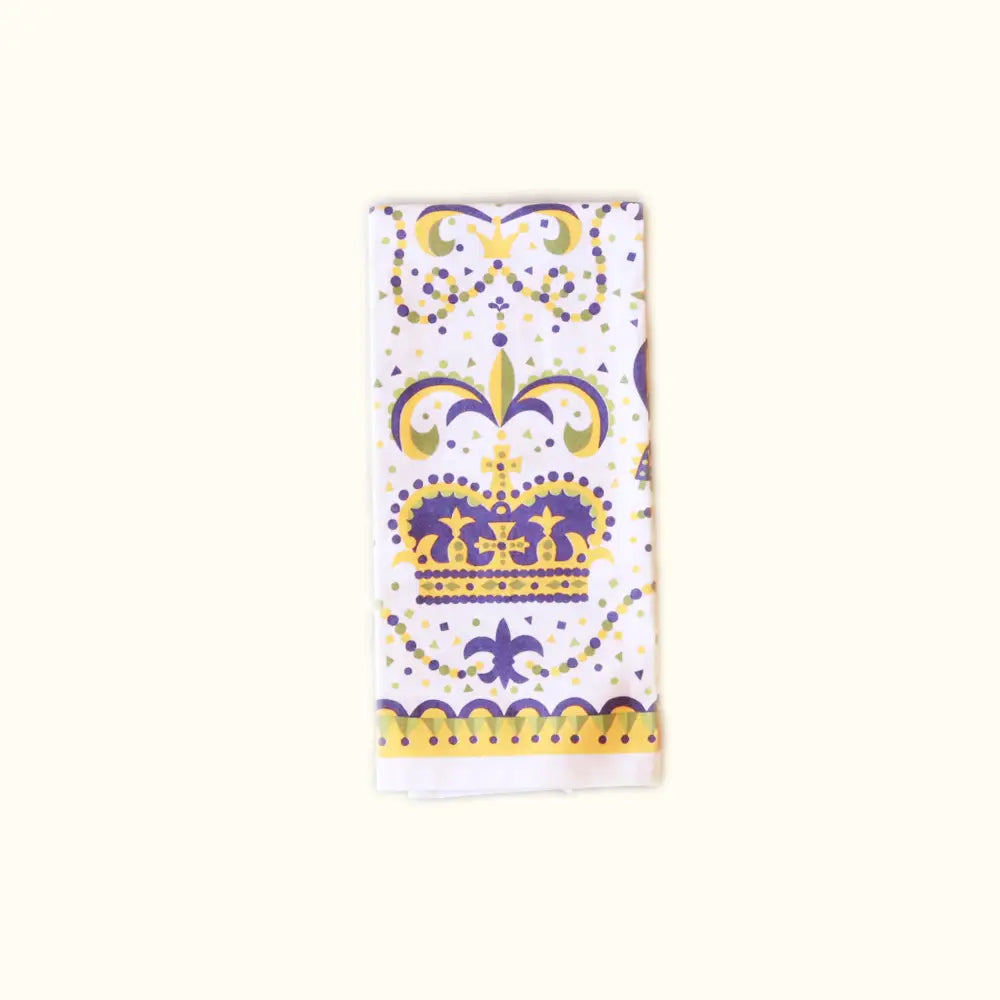 Mardi Gras Crown Kitchen Towel - Aunt Sally’s Pralines