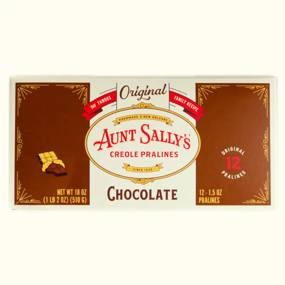 Original Chocolate Pralines - Box of 12 - Aunt Sally’s Pralines