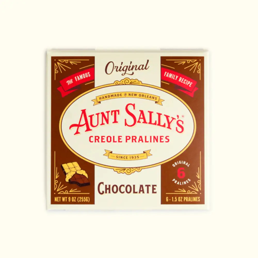 Original Chocolate Pralines - Box of 6 - Aunt Sally’s Pralines