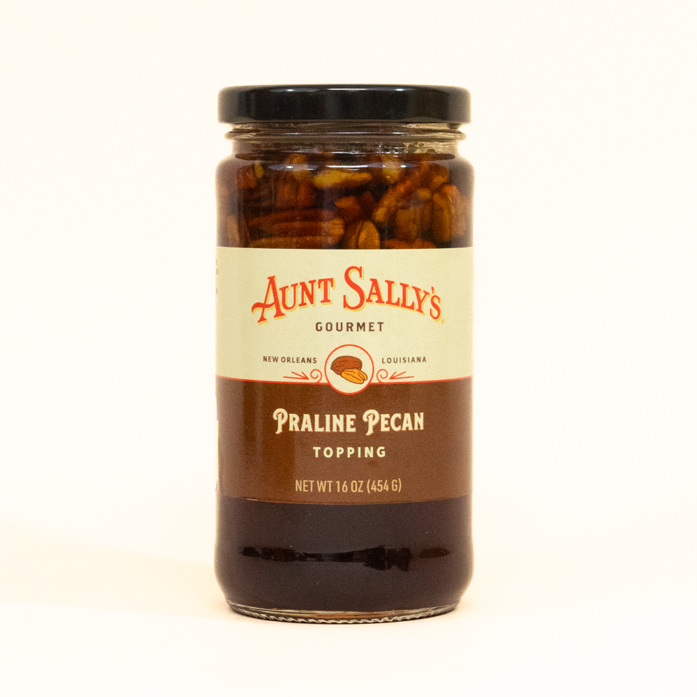 Praline Pecan Topping - 16 oz. (454 g) - Aunt Sally’s Pralines