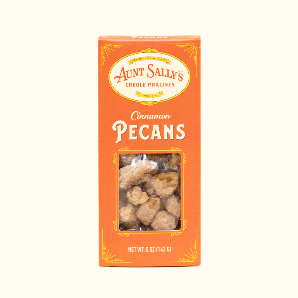 Coated Pecans - Cinnamon Flavor 5 oz. - Aunt Sally’s Pralines