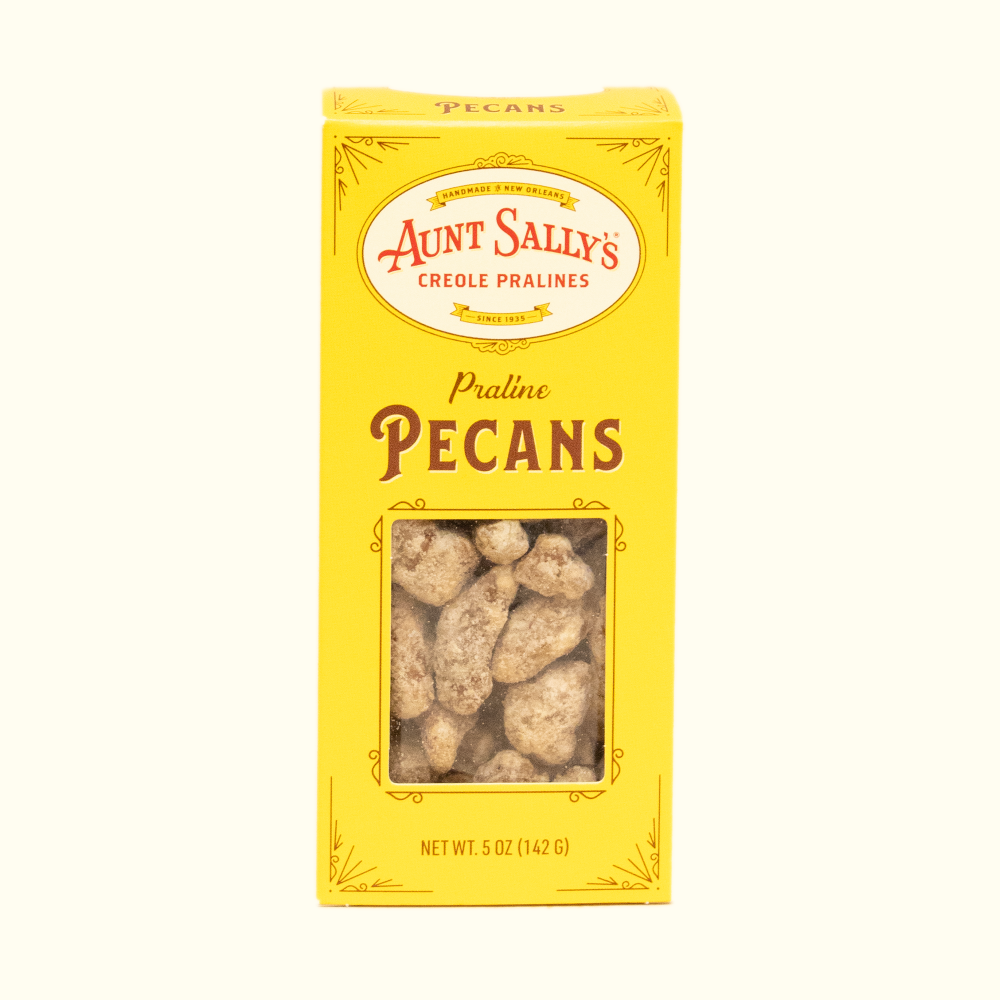 Coated Pecans - Praline Flavor 5 oz. - Aunt Sally’s Pralines