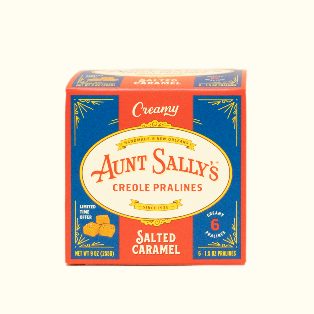 Creamy Salted Caramel Pralines - Aunt Sally’s Pralines