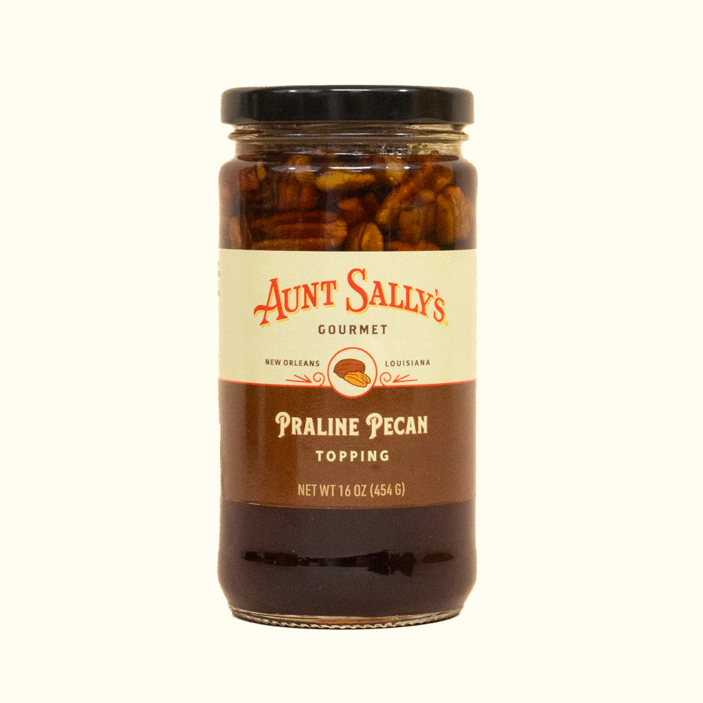 Praline Pecan Topping - 16 oz. (454 g) - Aunt Sally’s Pralines