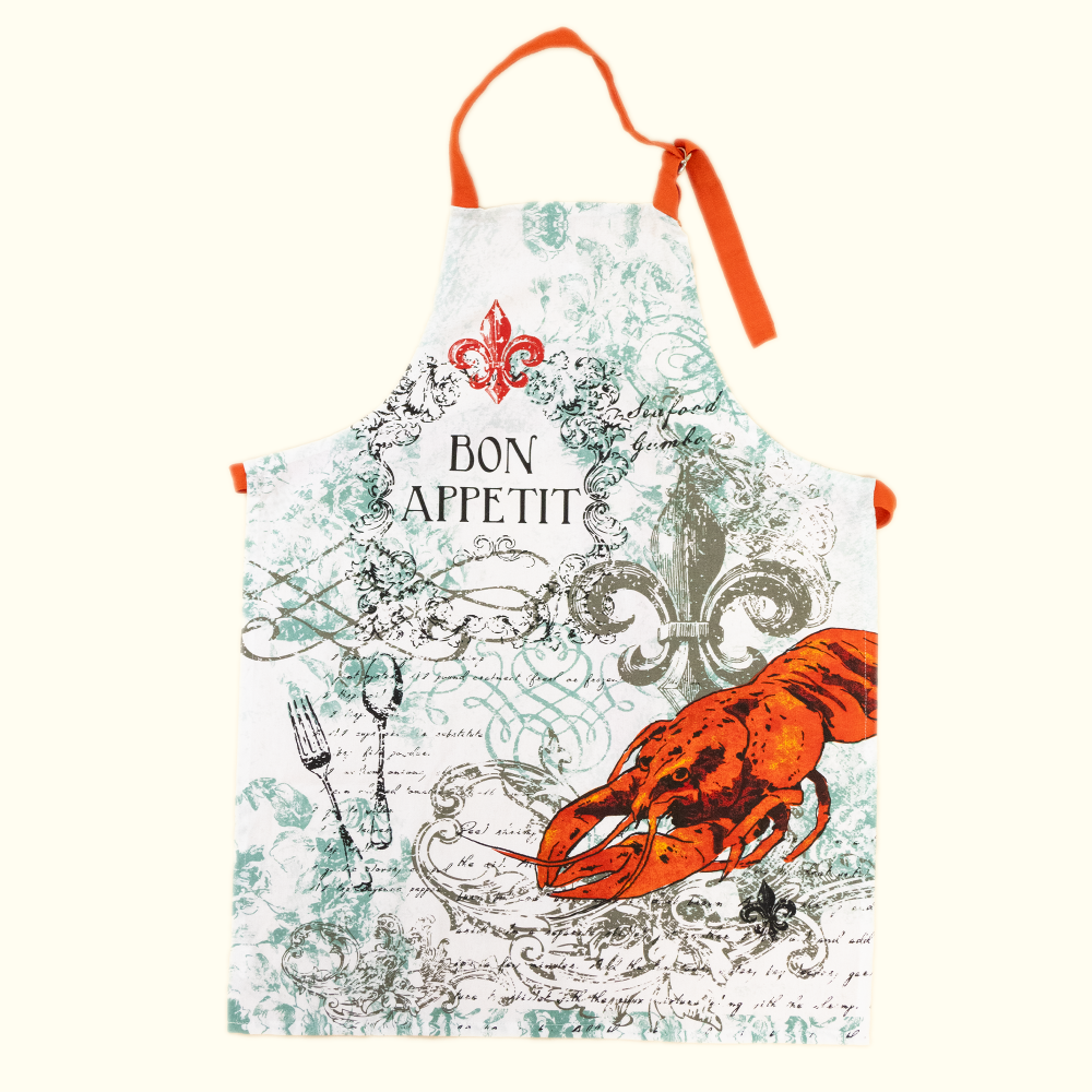 Bon Appetit Crawfish Apron - Aunt Sally’s Pralines