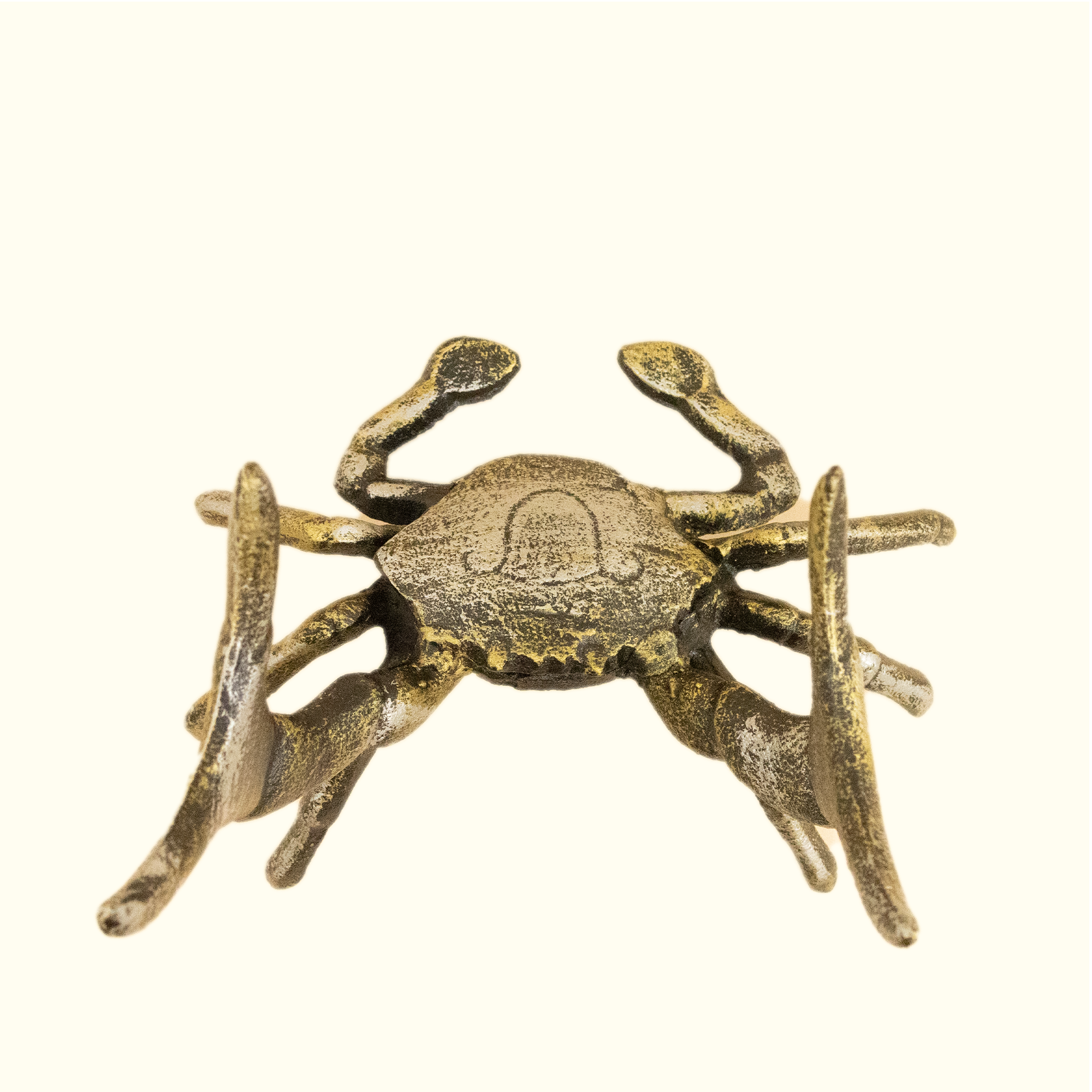 Brass Crab Bottle Holder - Aunt Sally’s Pralines