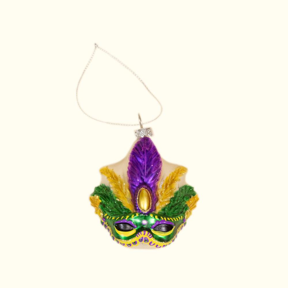 Mardi Gras Mask Ornament - Aunt Sally’s Pralines