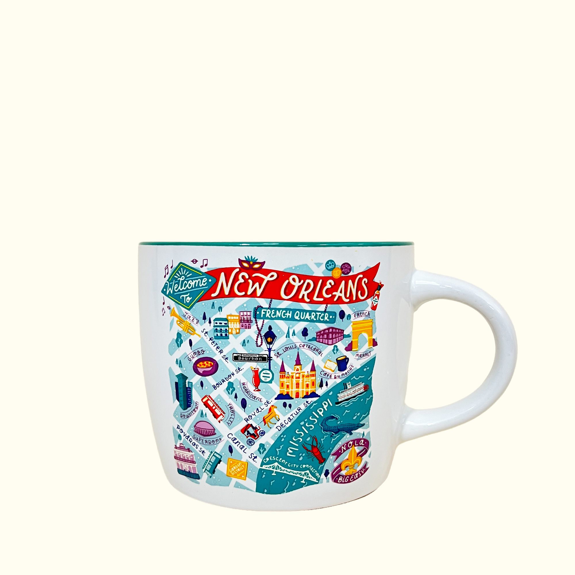 New Orleans Color Map Mug