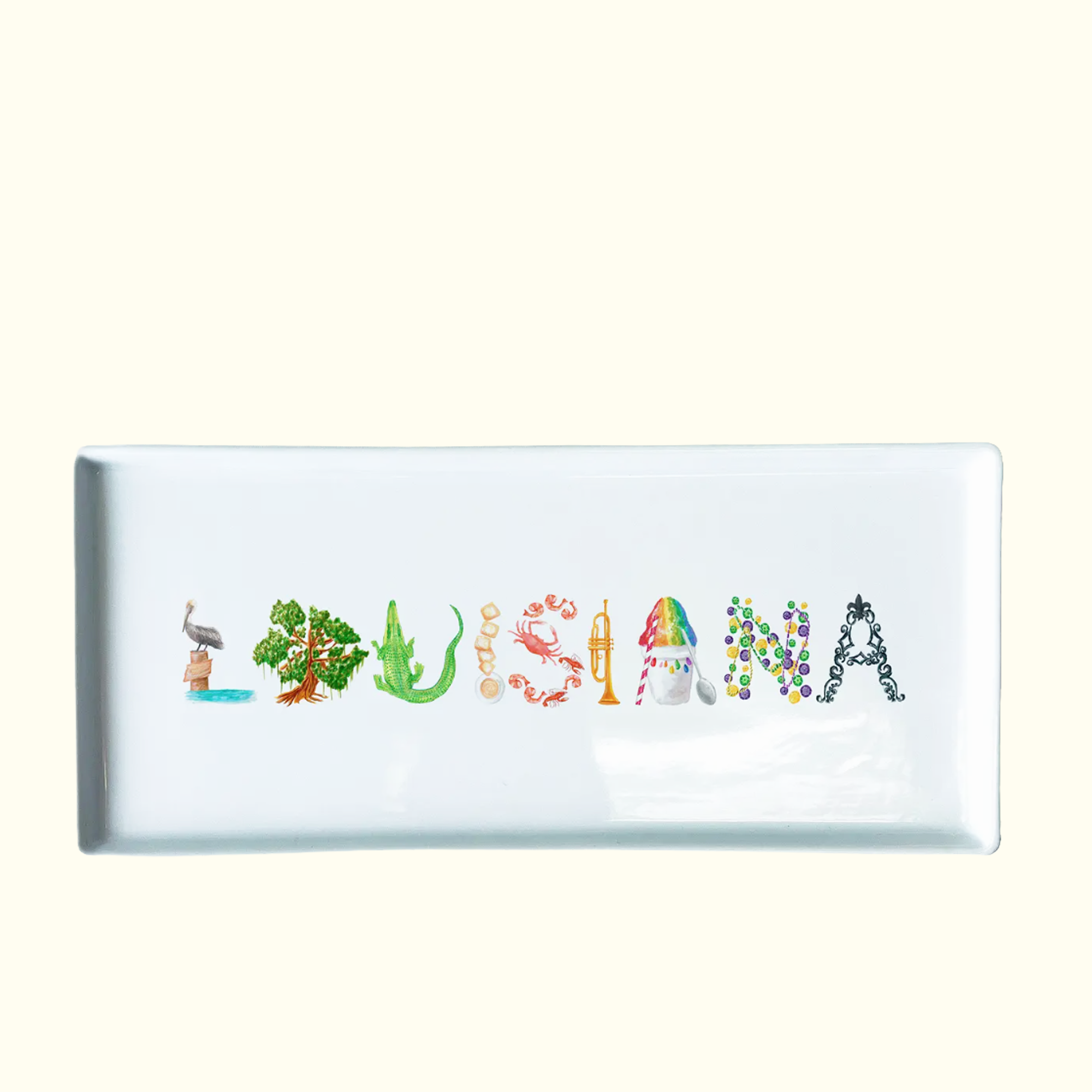 Louisiana Icons Tray