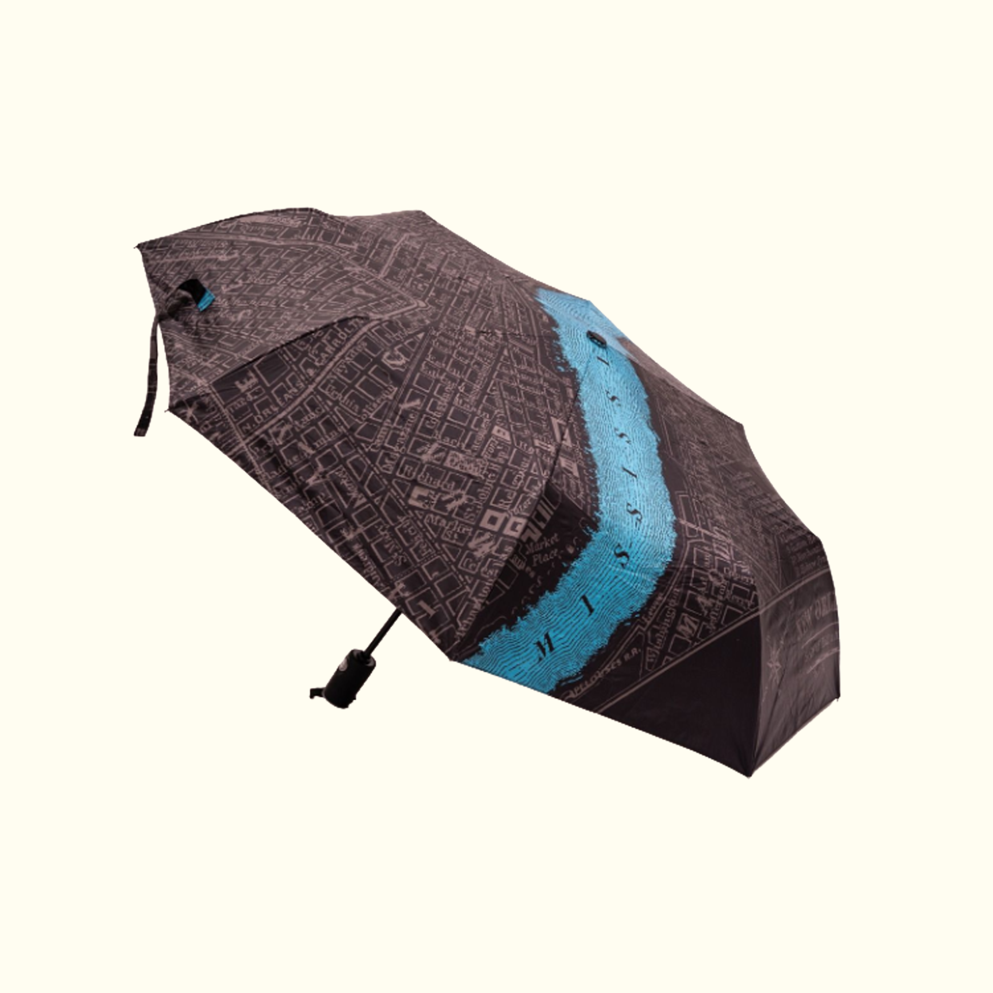 New Orleans Map Umbrella
