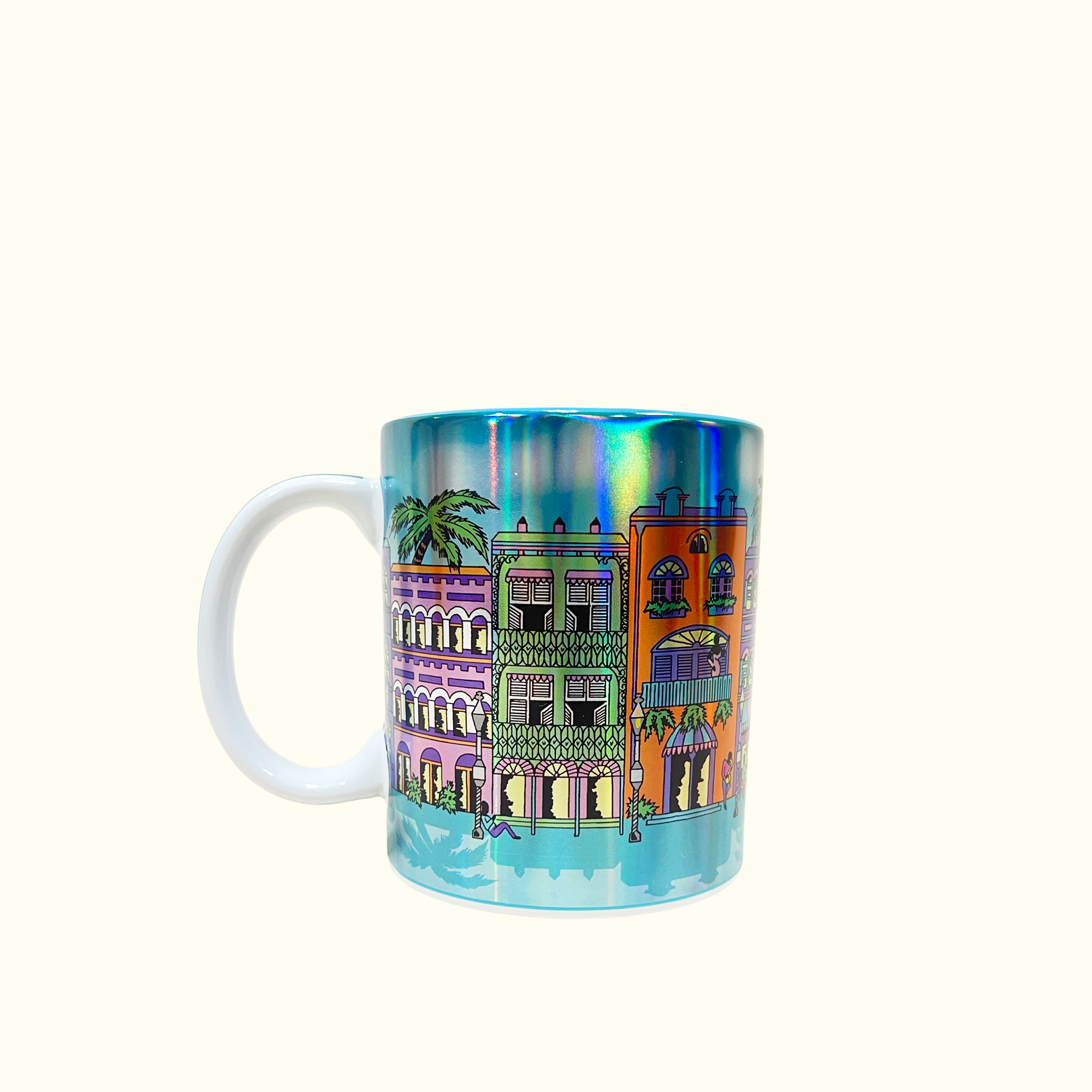 Metallic New Orleans Mug