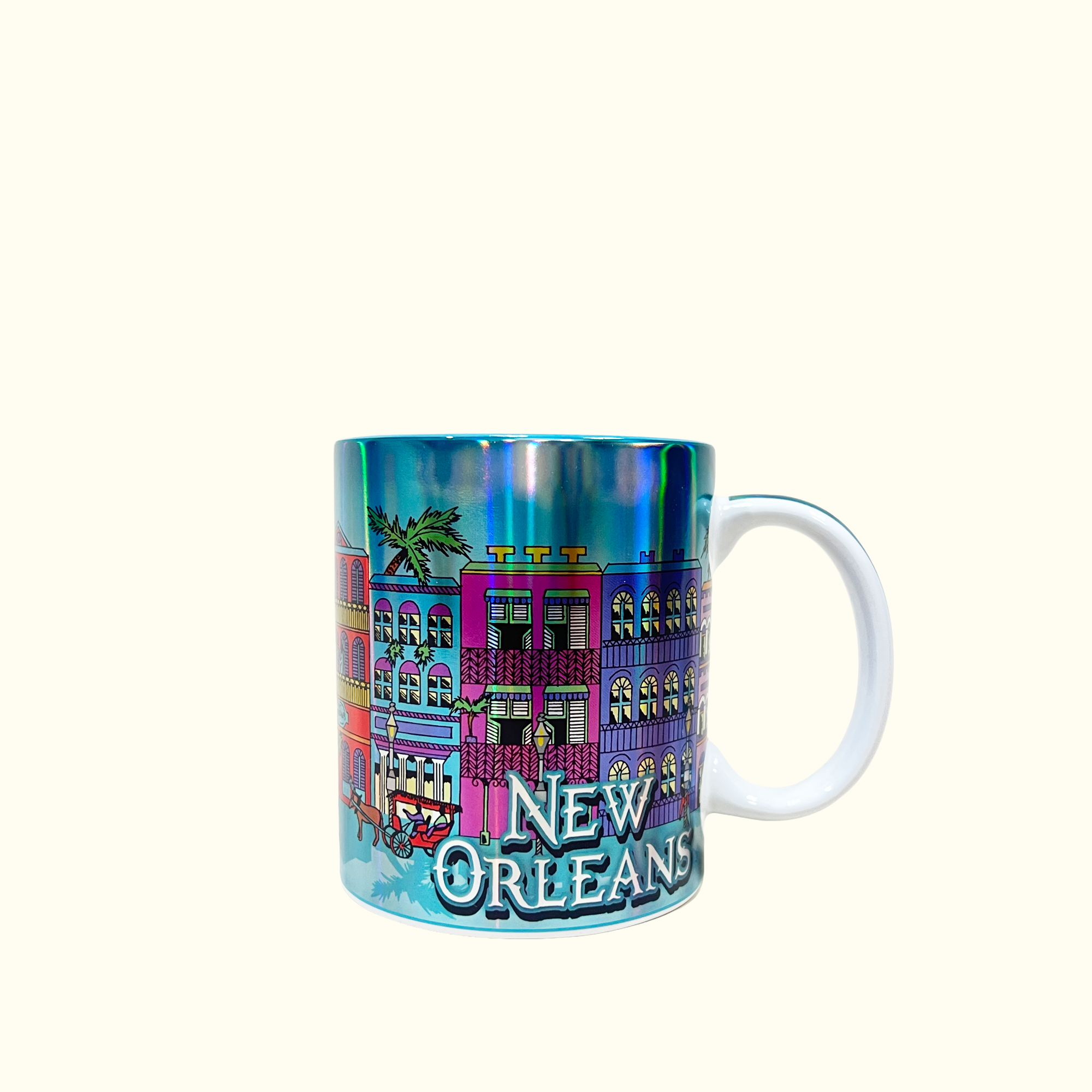 Metallic New Orleans Mug