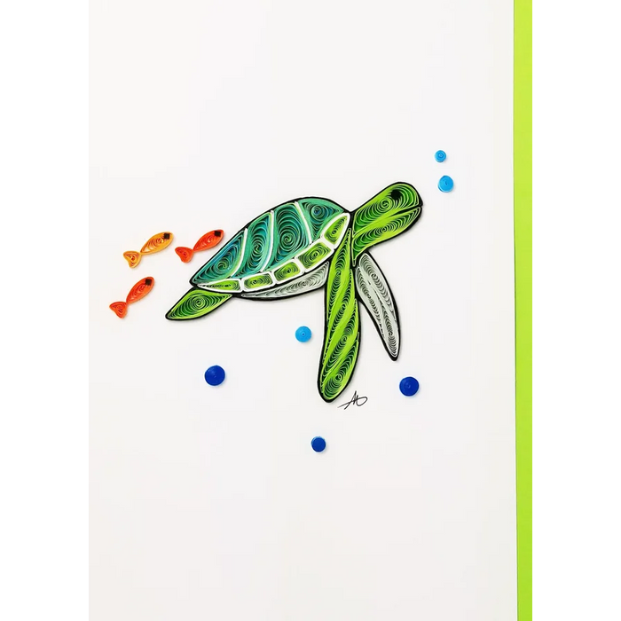 Sea Turtle Greeting Card | Aunt Sally's Pralines