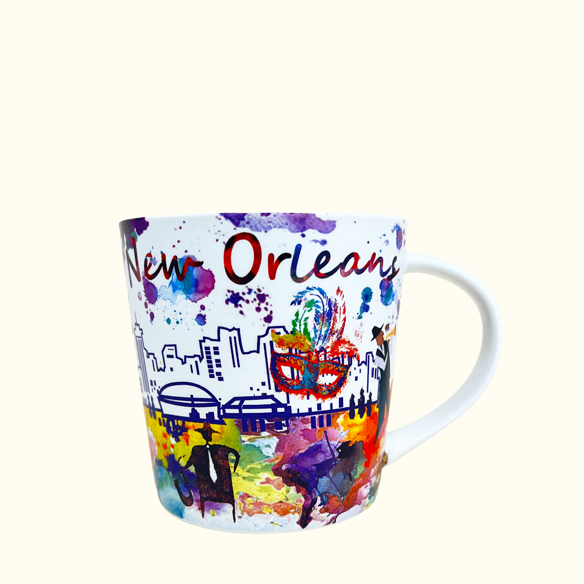 New Orleans Water Color Mug