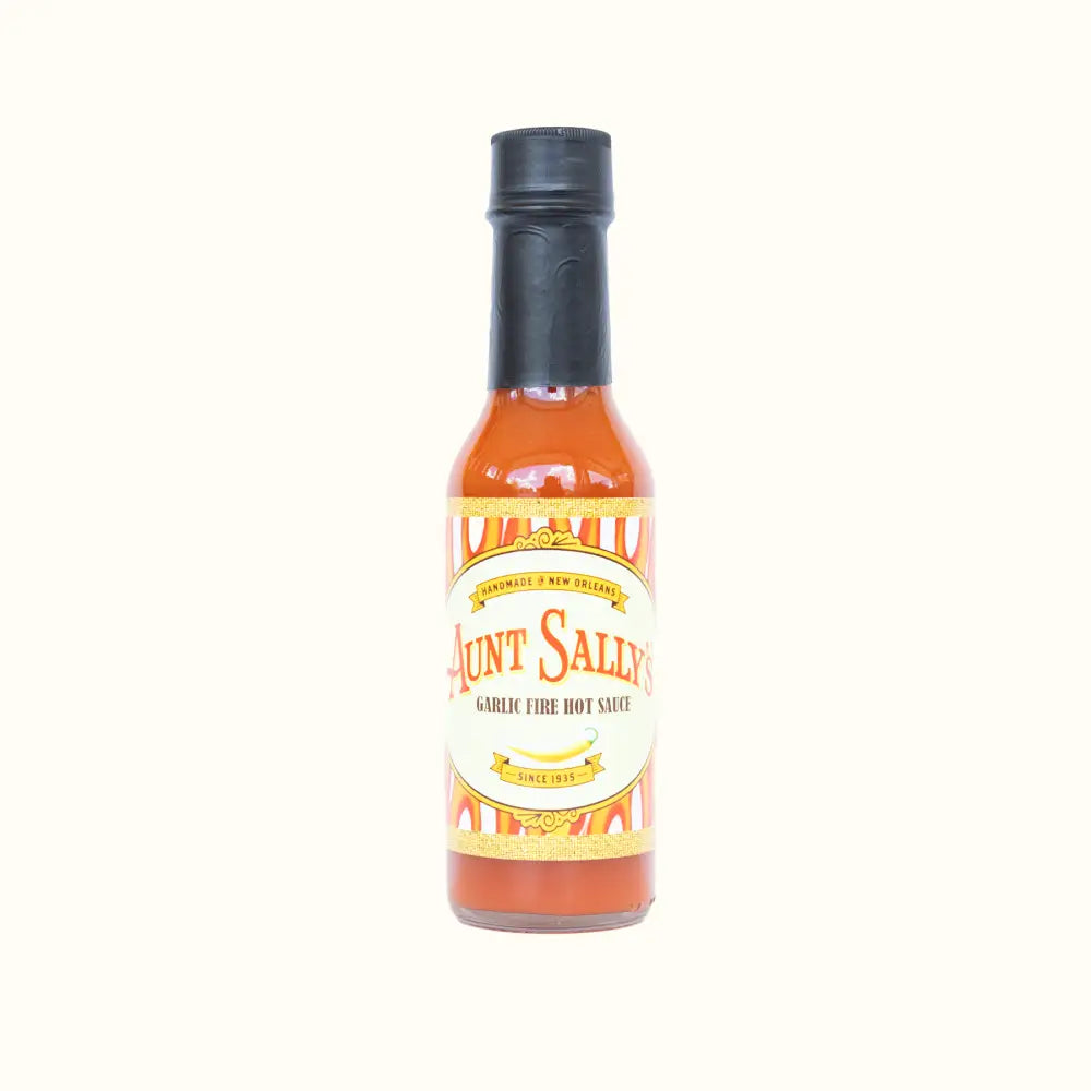 Aunt Sally’s Hot Sauces - Garlic Fire Hot Sauce - Aunt Sally’s Pralines