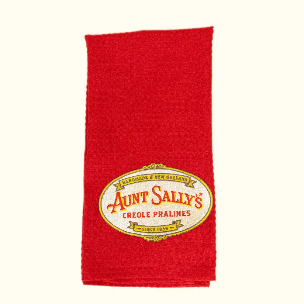 Aunt Sally’s Logo Kitchen Towels - Aunt Sally’s Pralines