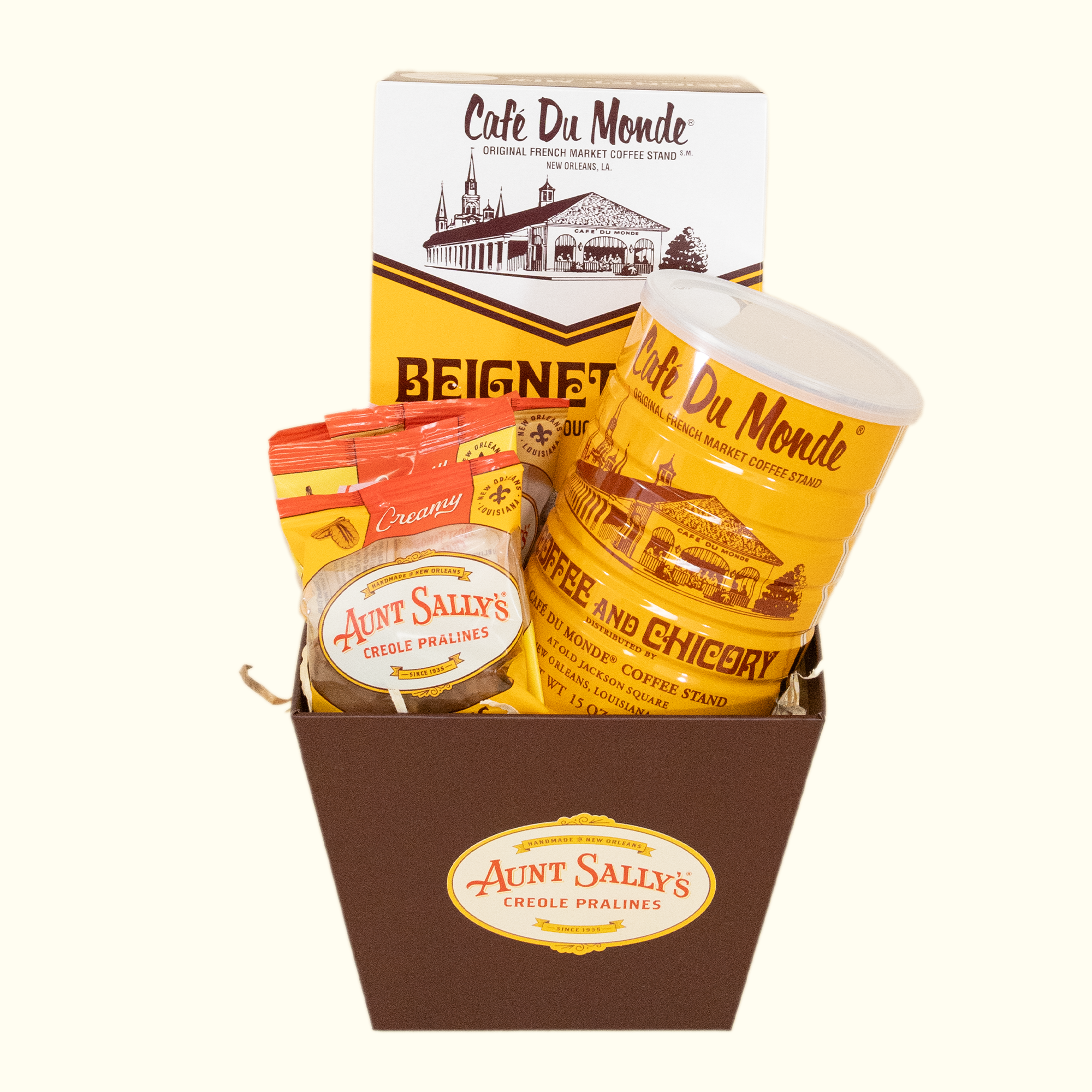 Breakfast in New Orleans Gift Basket - Aunt Sally’s Pralines