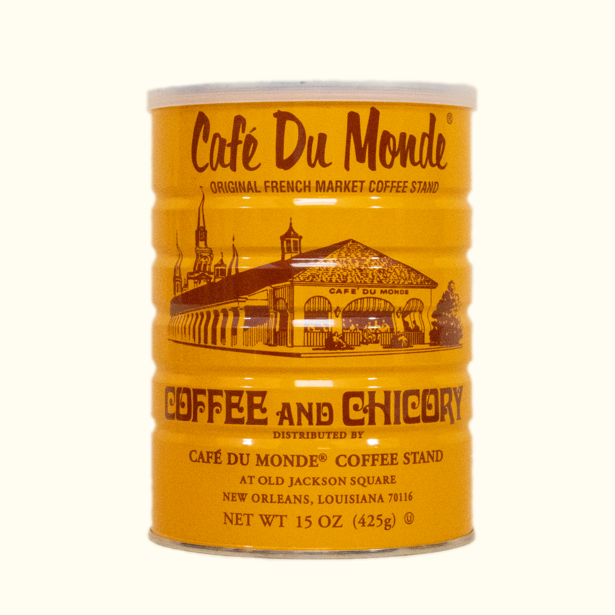 Cafe Du Monde Coffee and Chicory Coffee Tin - Aunt Sally’s Pralines