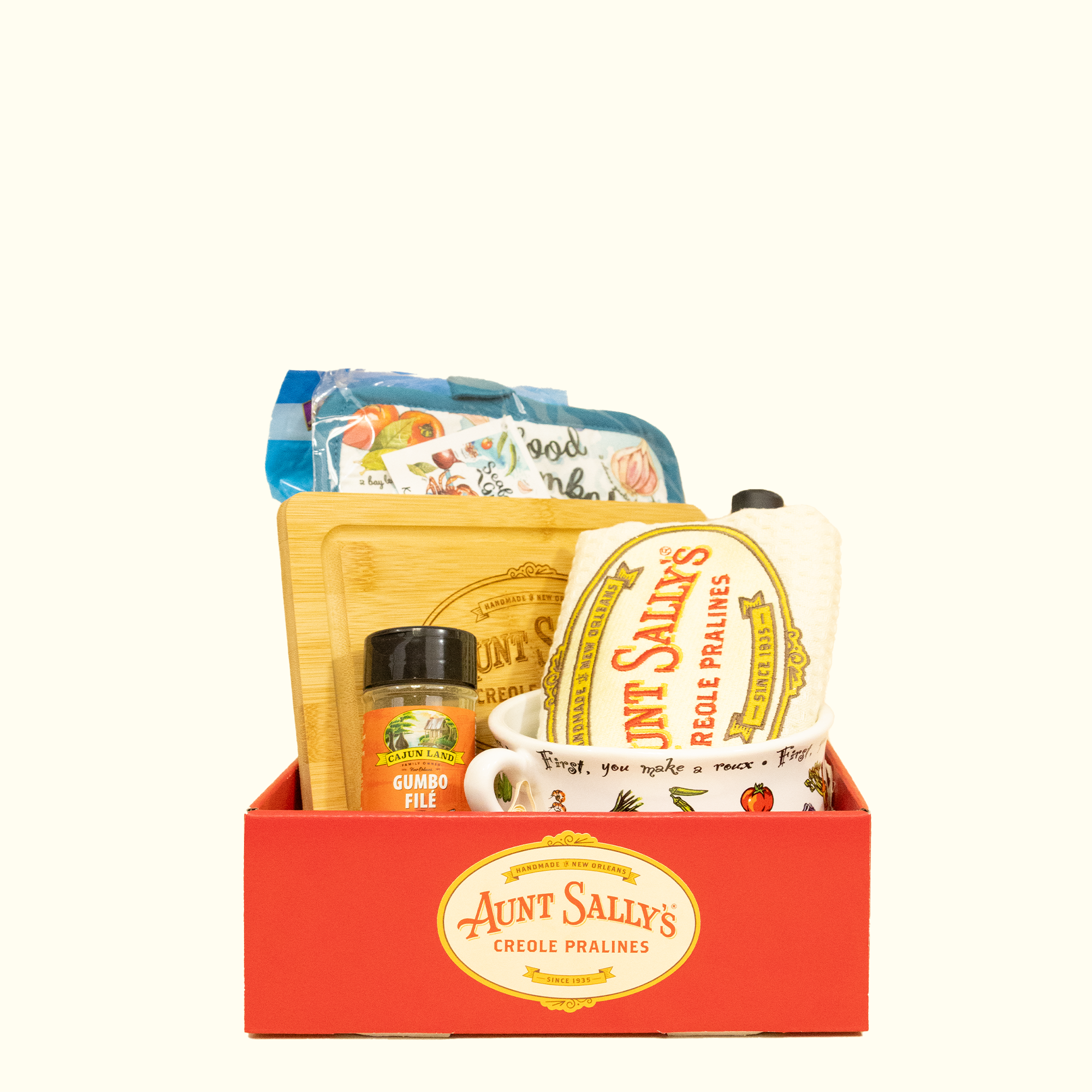 Gumbo Gift Basket - Aunt Sally’s Pralines