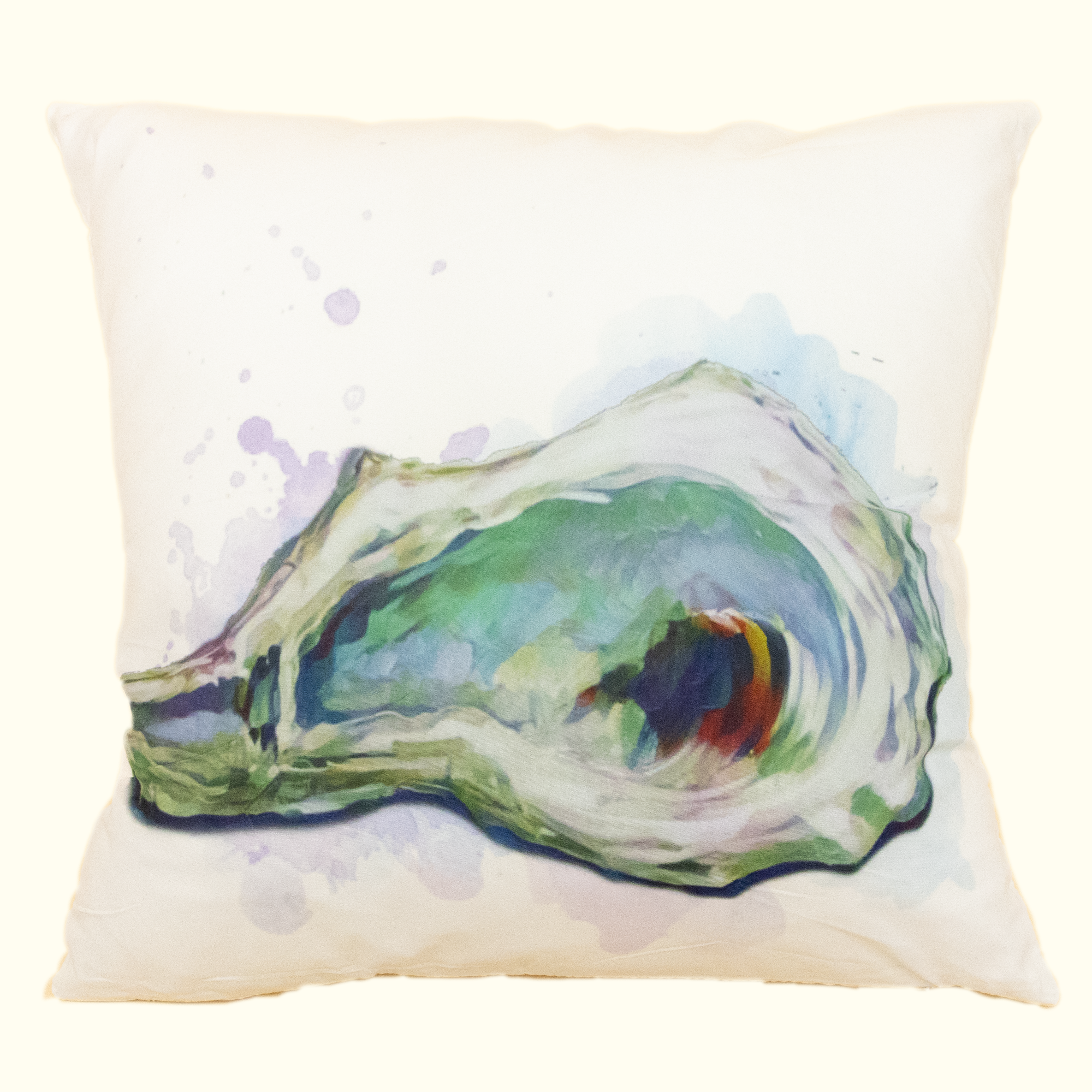 Oyster Square Pillow - Aunt Sally’s Pralines