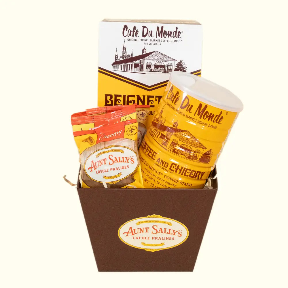 Breakfast in New Orleans Gift Basket - Aunt Sally’s Pralines