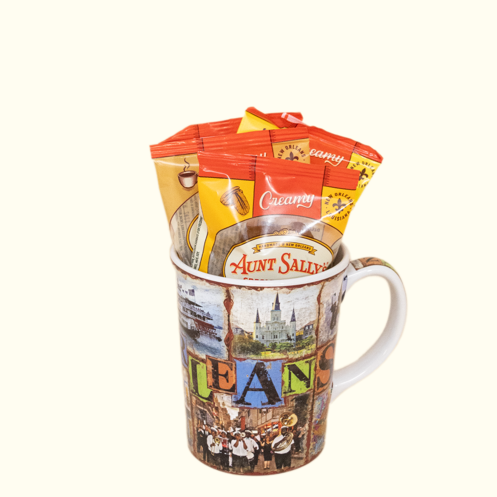 Creamy Praline Mug Sampler - New Orleans Mug - Aunt Sally’s Pralines