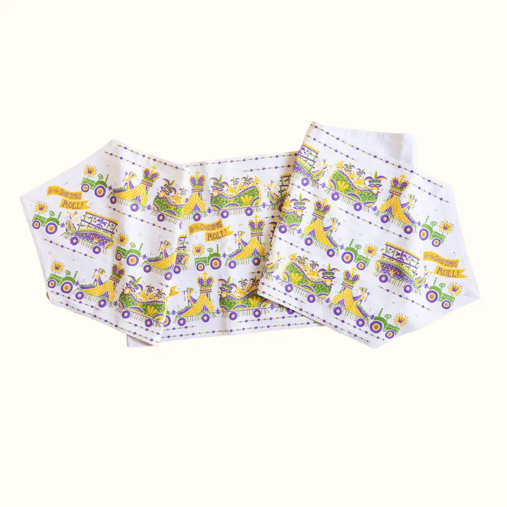 Let the Good Times Roll Table Runner - Aunt Sally’s Pralines