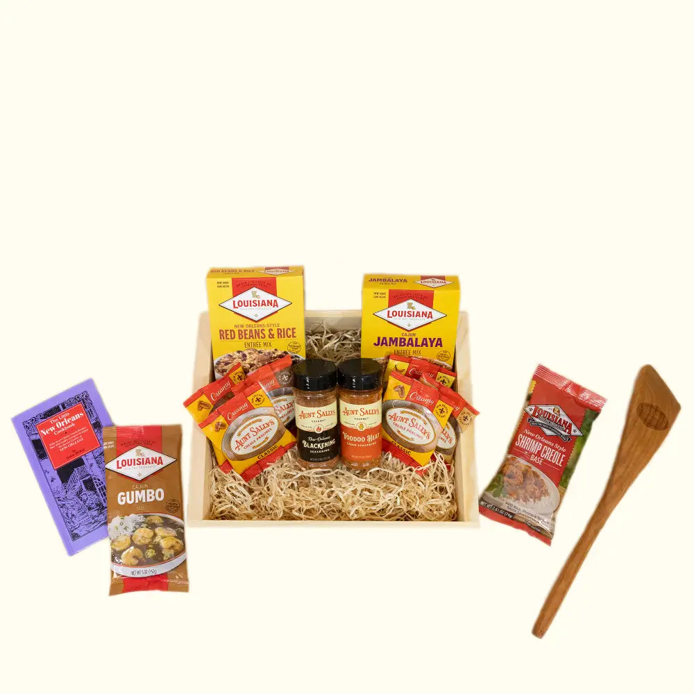 Louisiana Cooking Gift Box - Aunt Sally’s Pralines